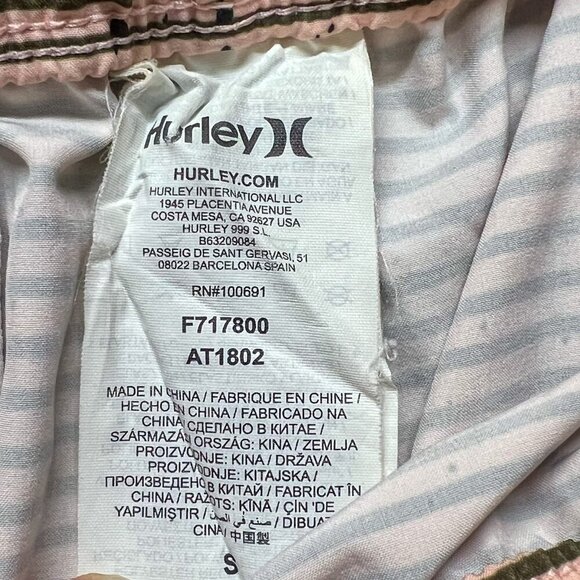 Hurley Women's Phantom Southside Waverider Board Shorts Cream/Green Size S - Picture 6 of 7